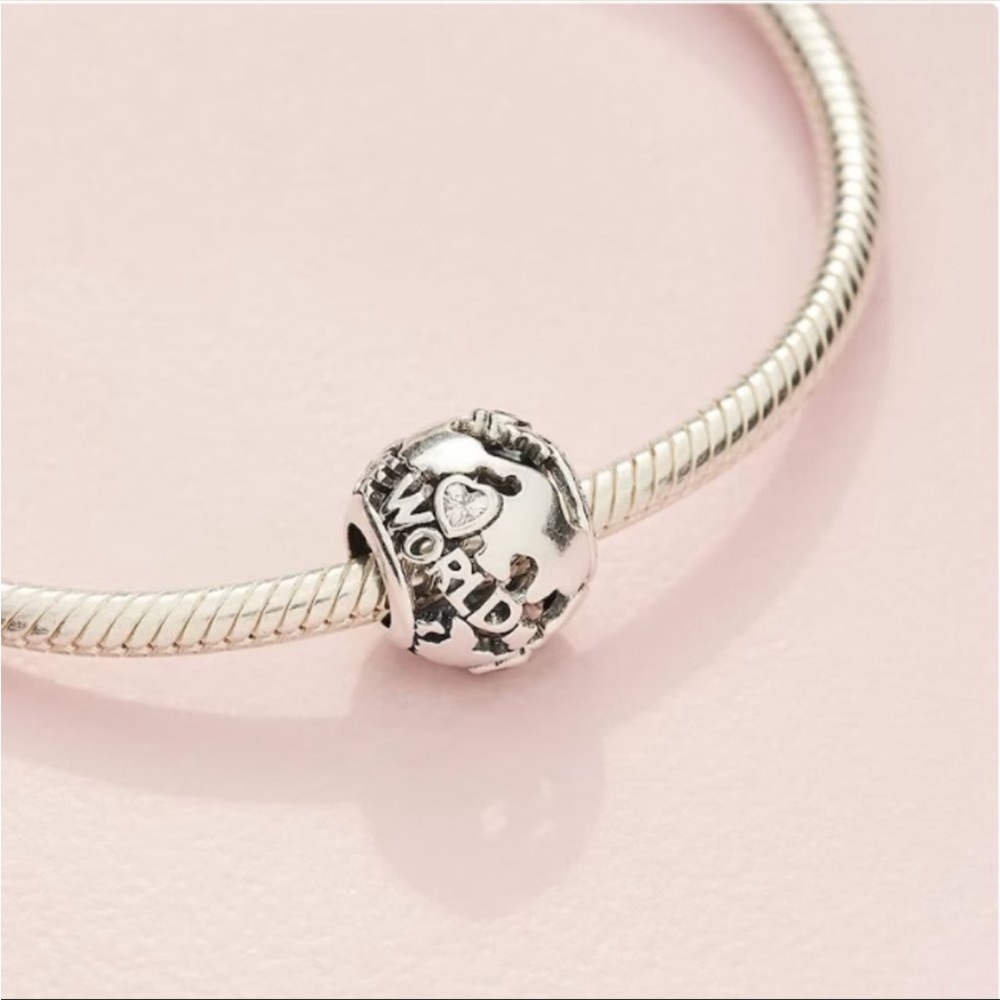 Pandora Silver 925 Charm All Around The World